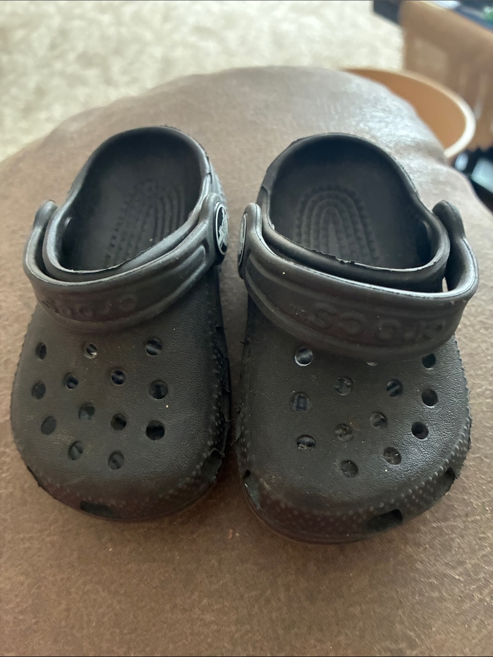 CROCS Kids Black Classic Clog Sandals